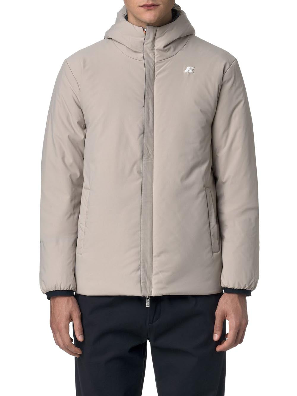 K-Way Giubbino Uomo K6128vw Blu/beige