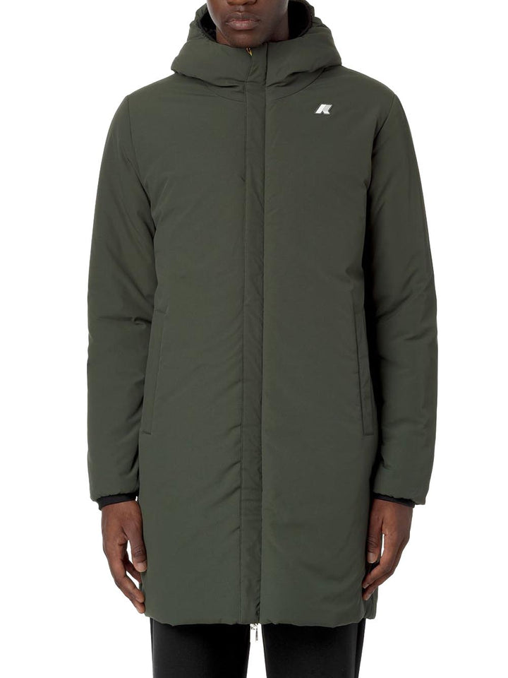 jacob st warm double K-Way Giubbino Uomo K6128ww Nero verde