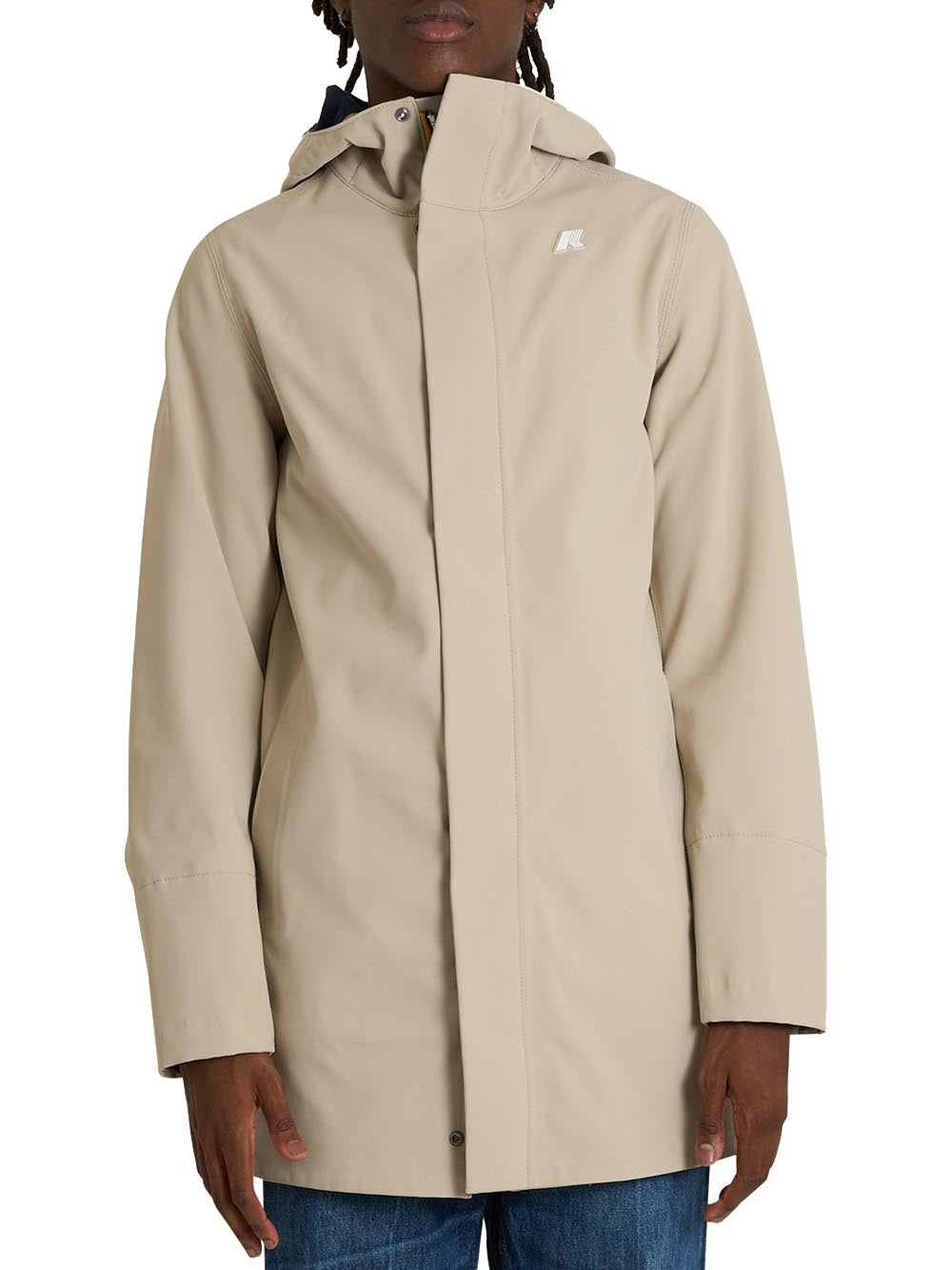 K-Way Giubbino Uomo K7126uw Beige/blu