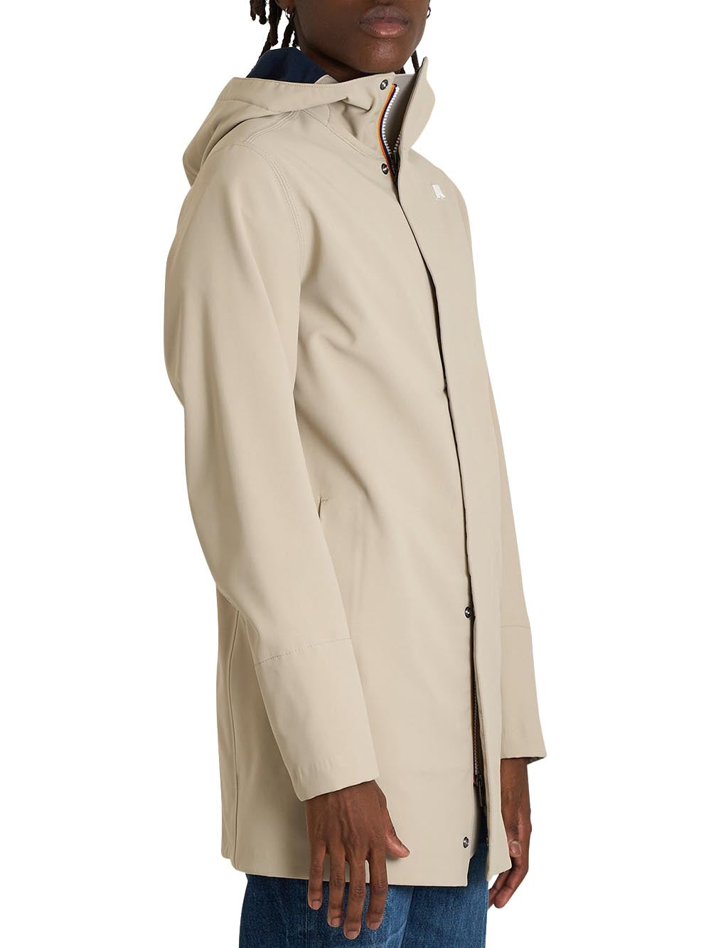 K-Way Giubbino Uomo K7126uw Beige/blu