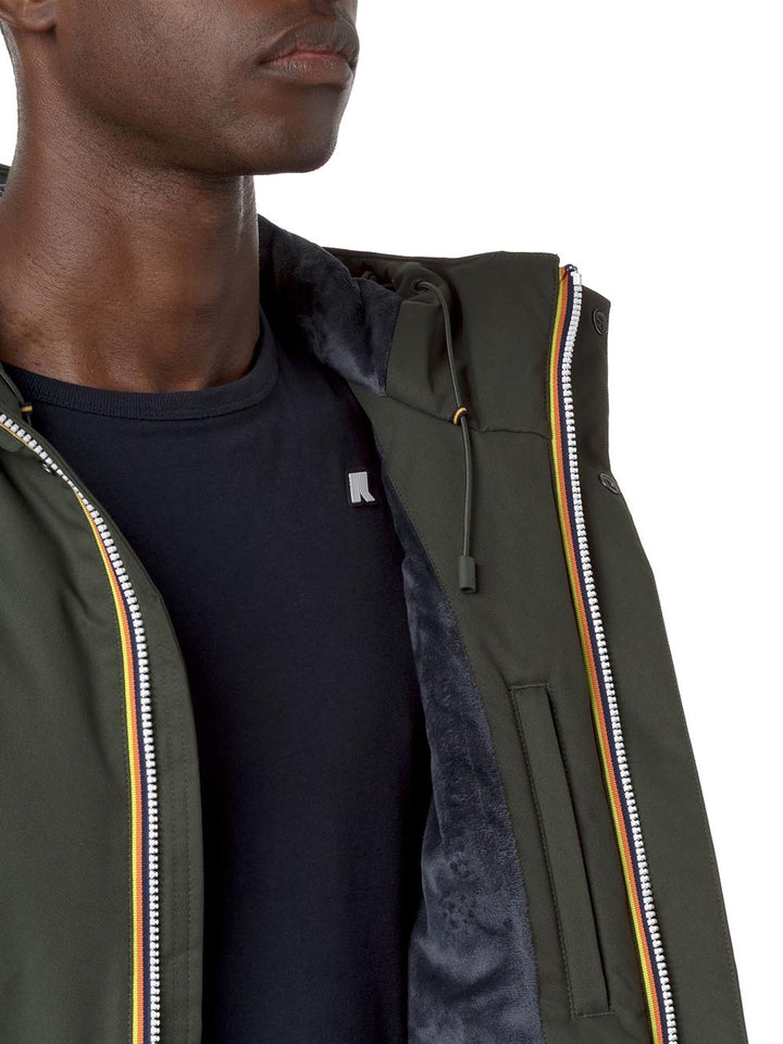 K-Way Giubbino Uomo K8133fw Verde/blu