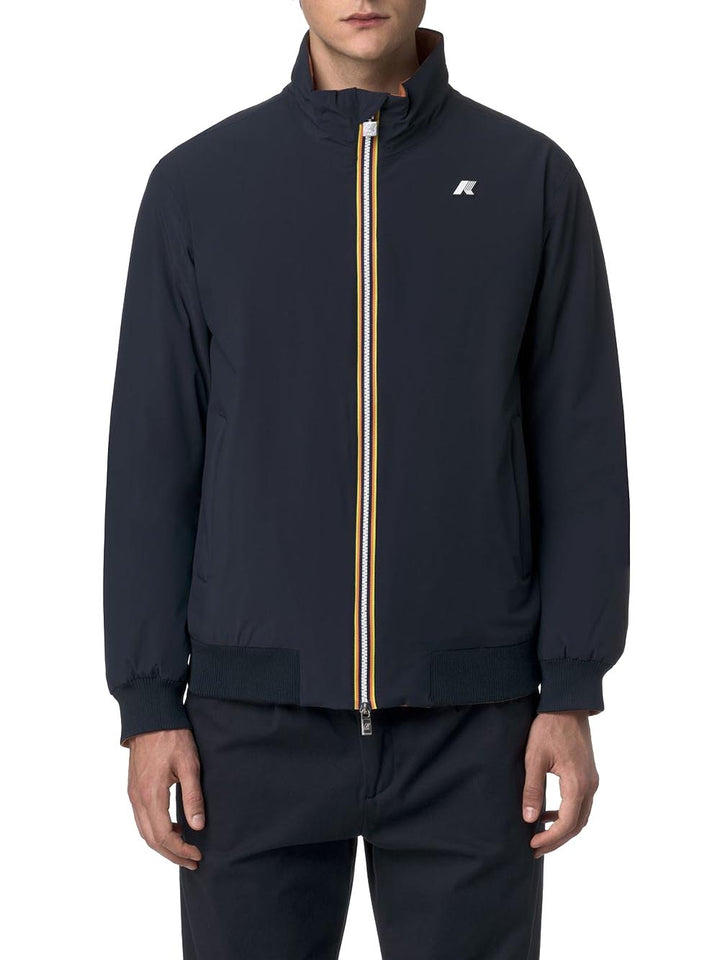K-Way Giubbino Uomo K8136sw Blu/Arancione