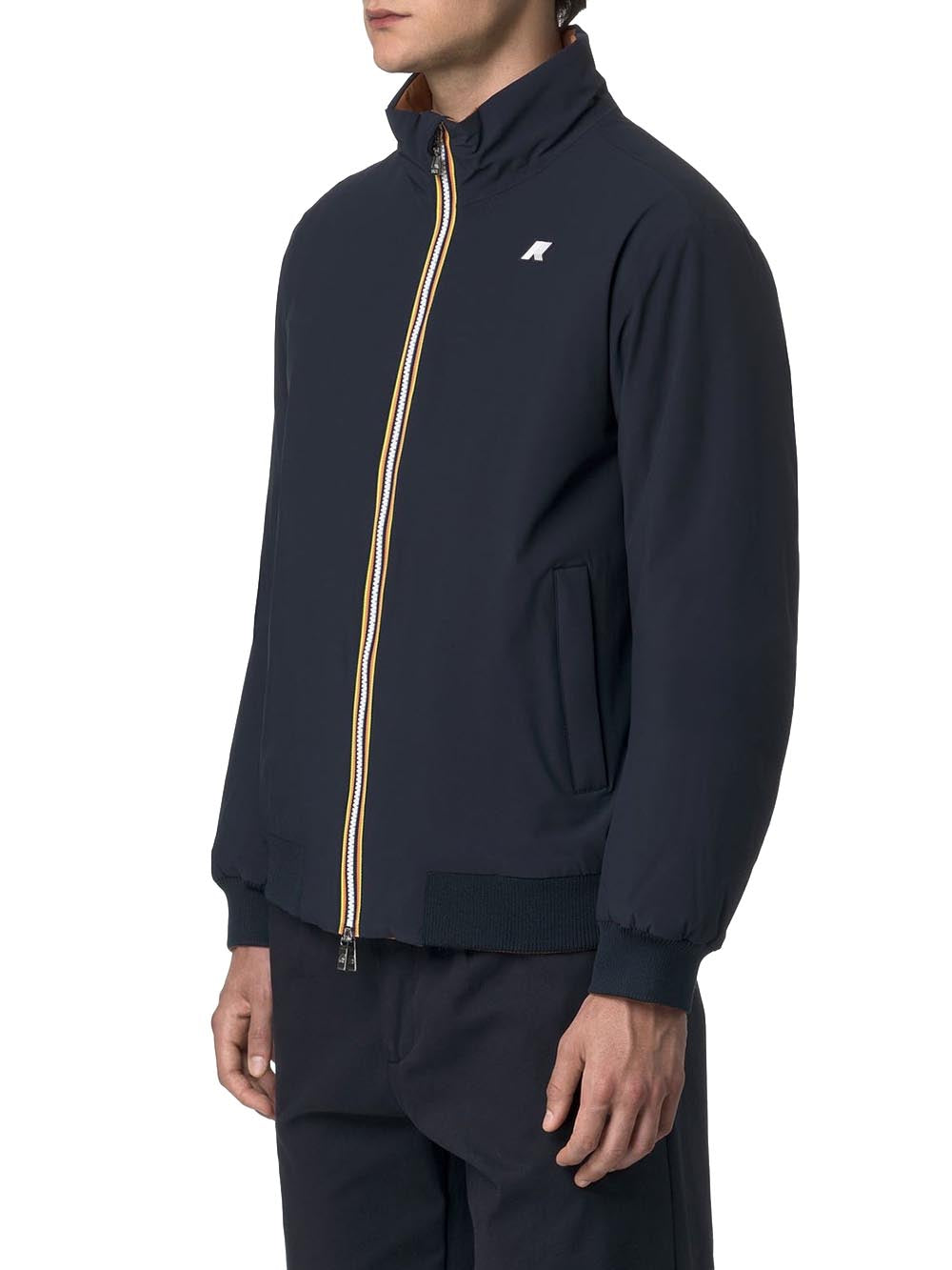 K-Way Giubbino Uomo K8136sw Blu/Arancione