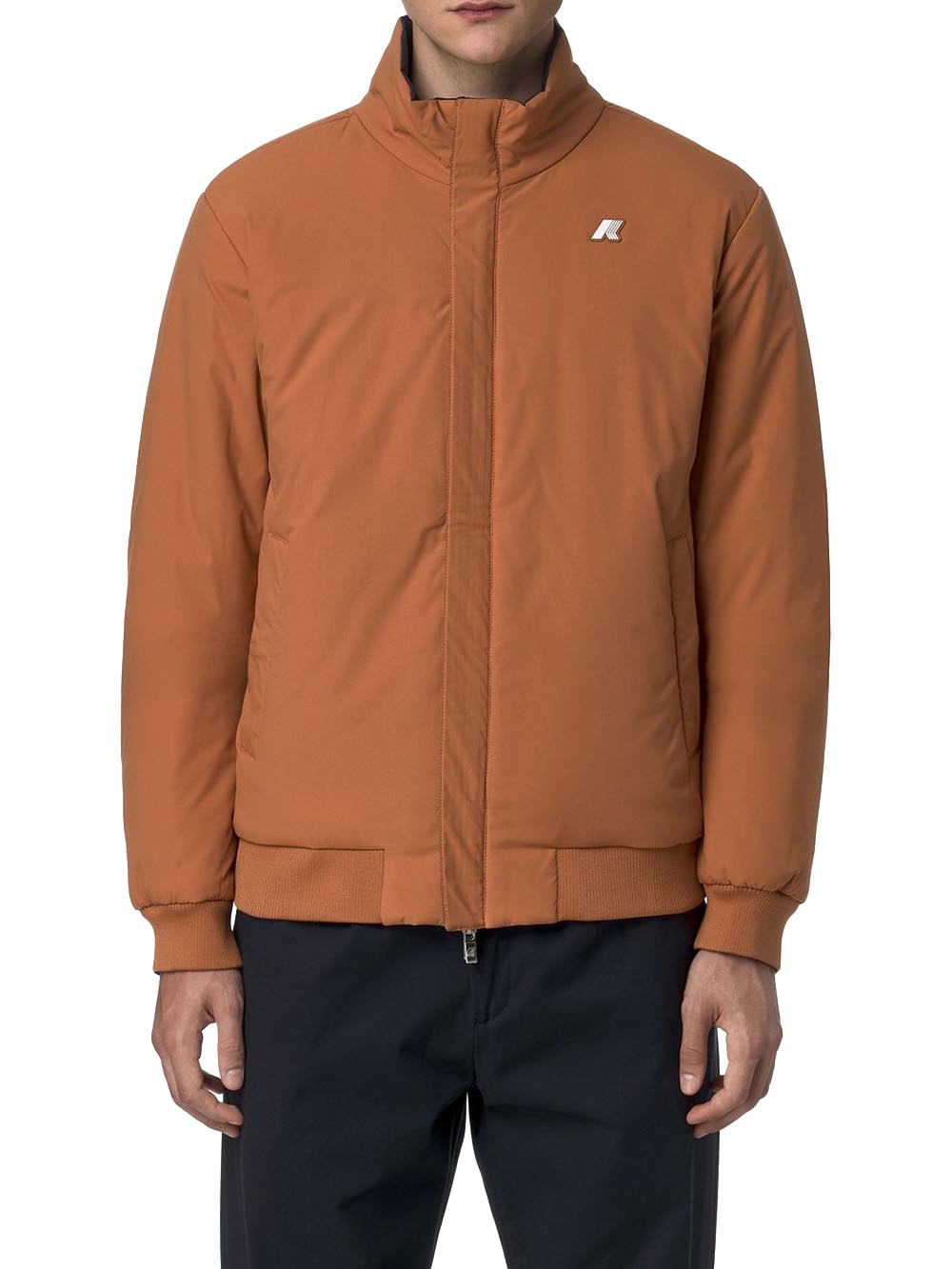 K-Way Giubbino Uomo K8136sw Blu/Arancione