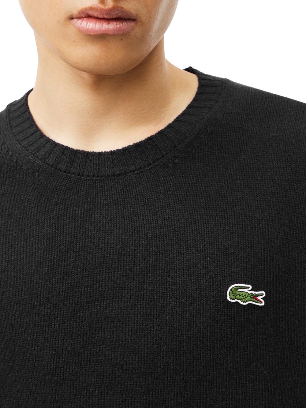 Lacoste Pullover Uomo Ah2916 Nero