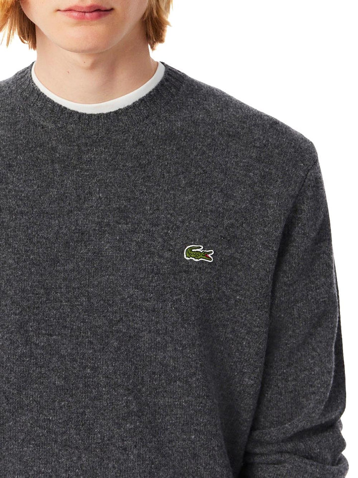 Lacoste Pullover Uomo Ah2916 Grigio scuro