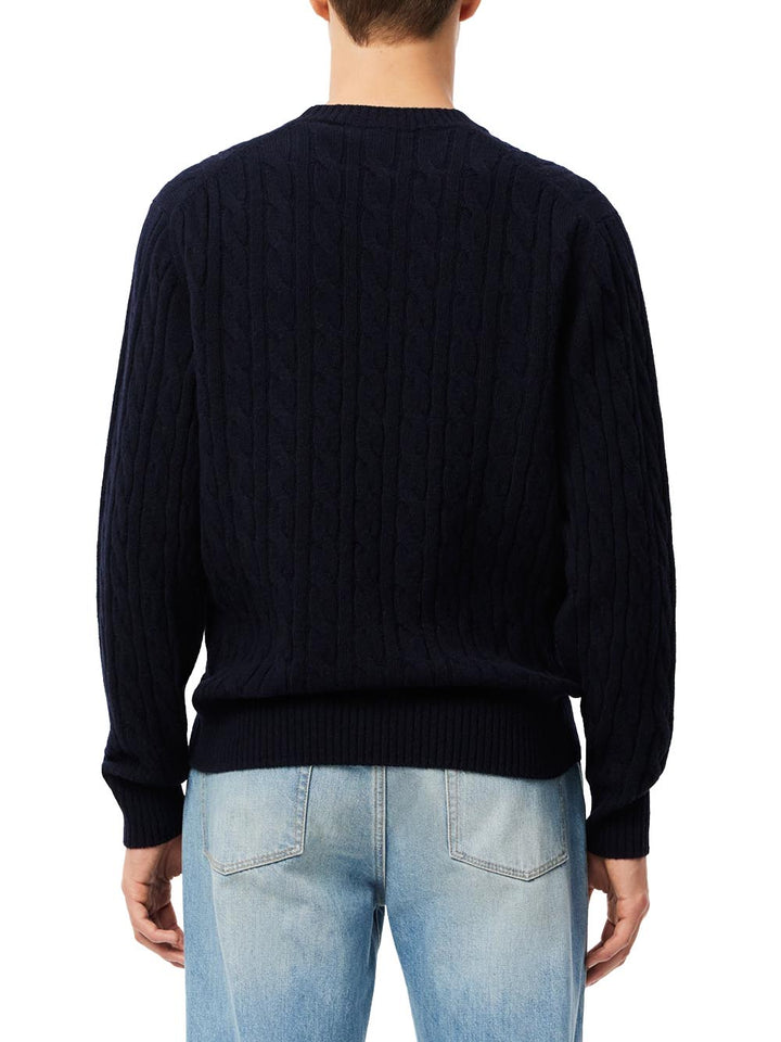 Lacoste Pullover Uomo Ah2924 Blu