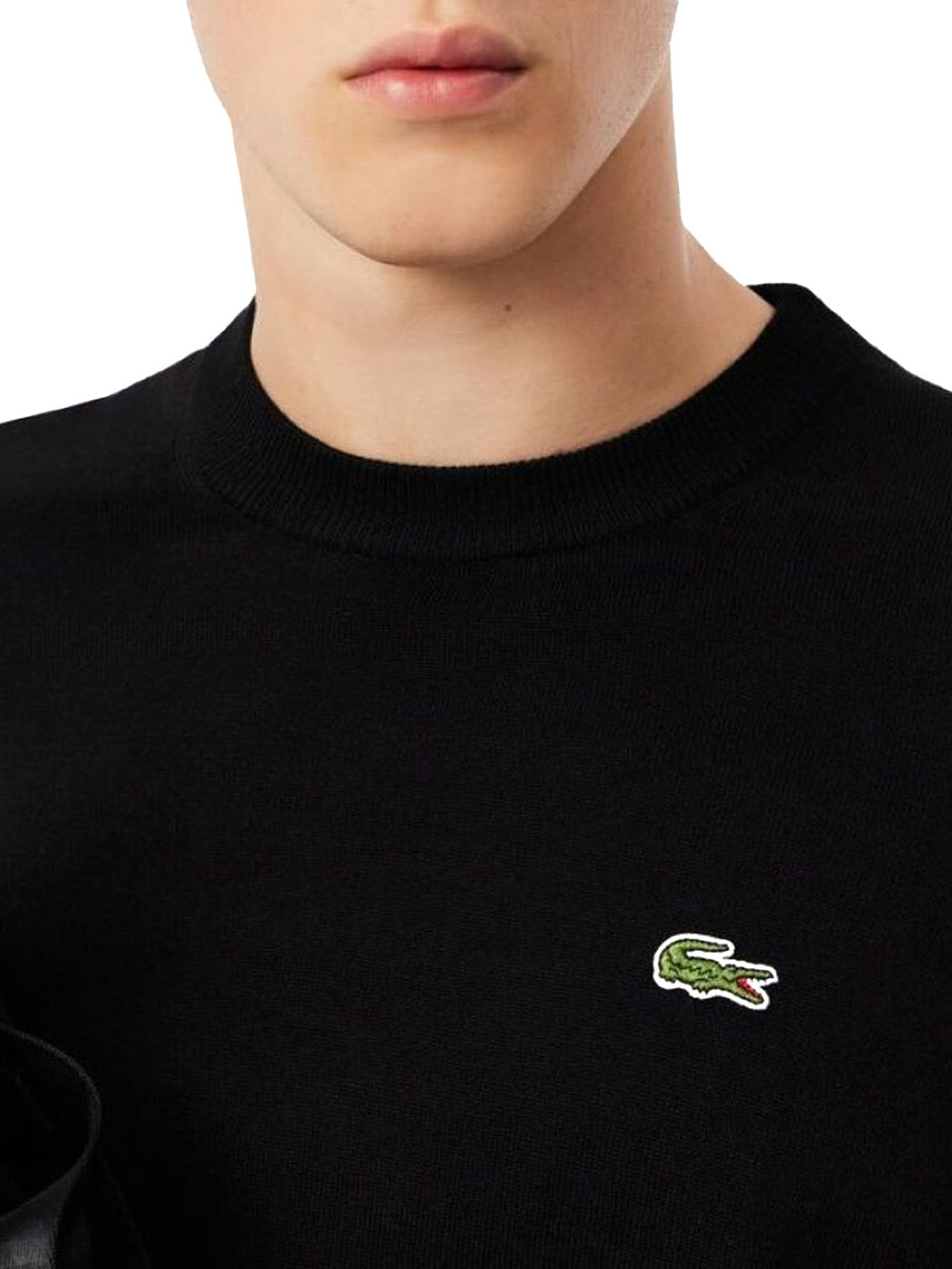 Lacoste Pullover Uomo Ah3225 Nero