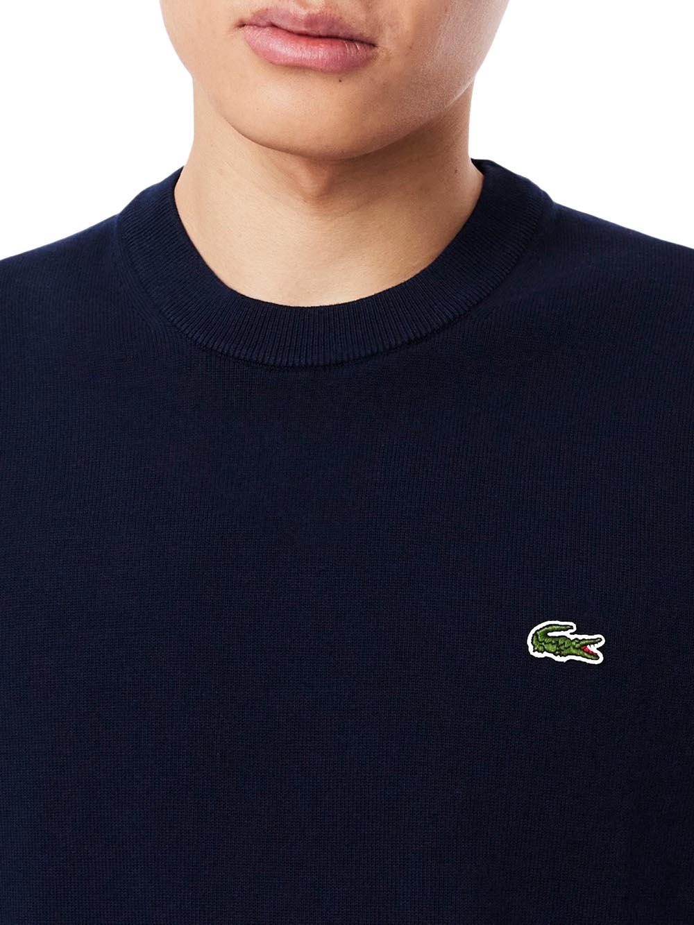 Lacoste Pullover Uomo Ah3225 Blu