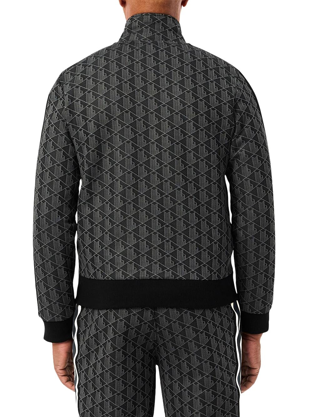 Lacoste Felpa Uomo Sh1368 Nero/grigio