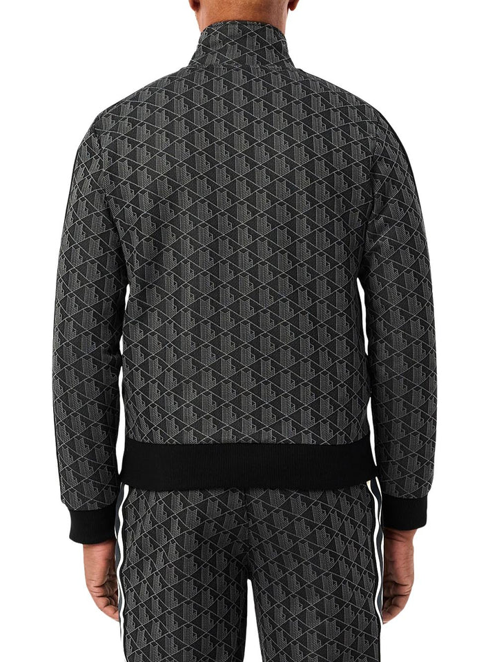 Lacoste Felpa Uomo Sh1368 Nero/grigio
