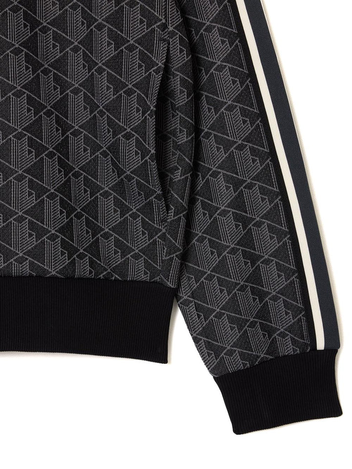 Lacoste Felpa Uomo Sh1368 Nero/grigio