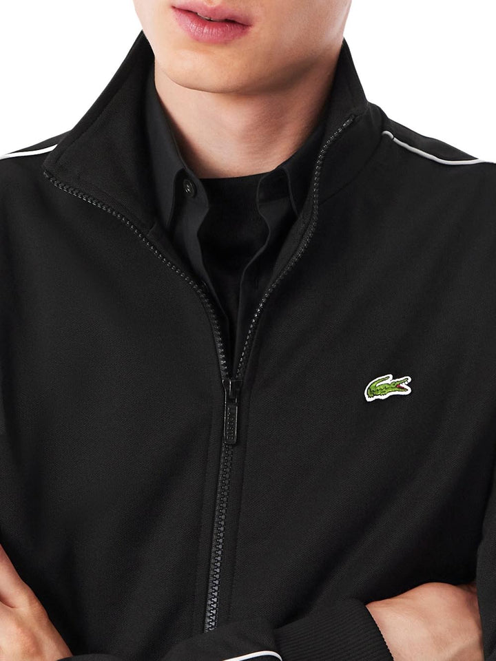 Lacoste Felpa Uomo Sh1457 Nero