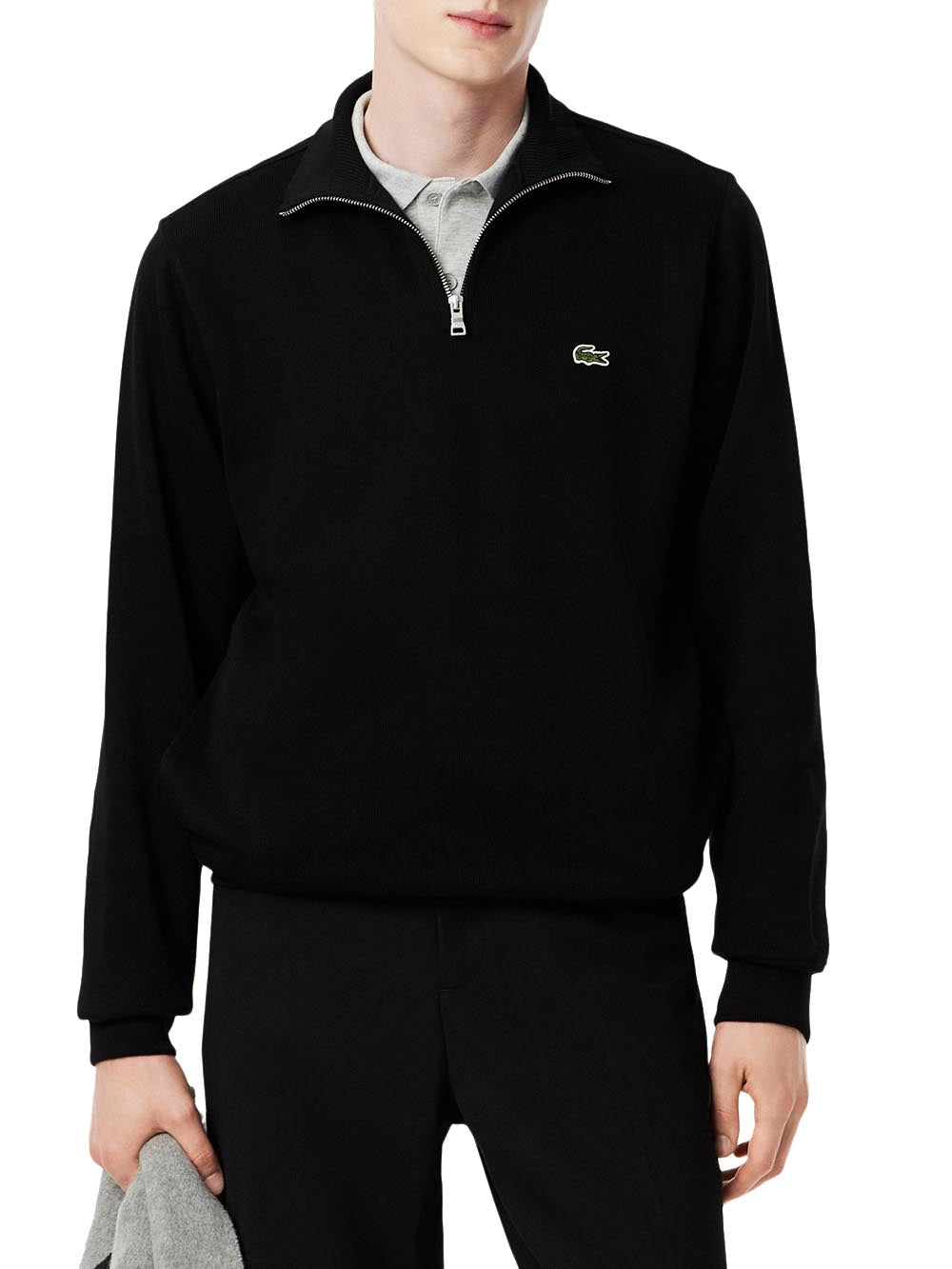 Lacoste Maglia Uomo Sh1927 Nero