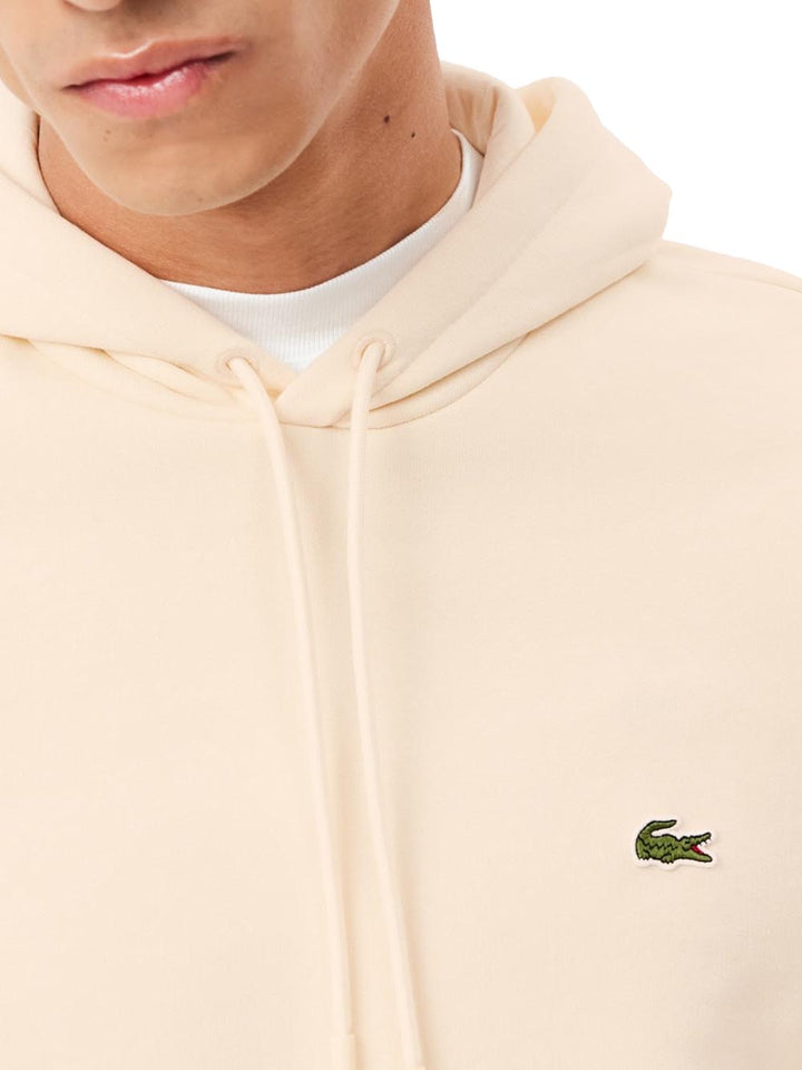 Lacoste Felpa Uomo Sh9623 Panna