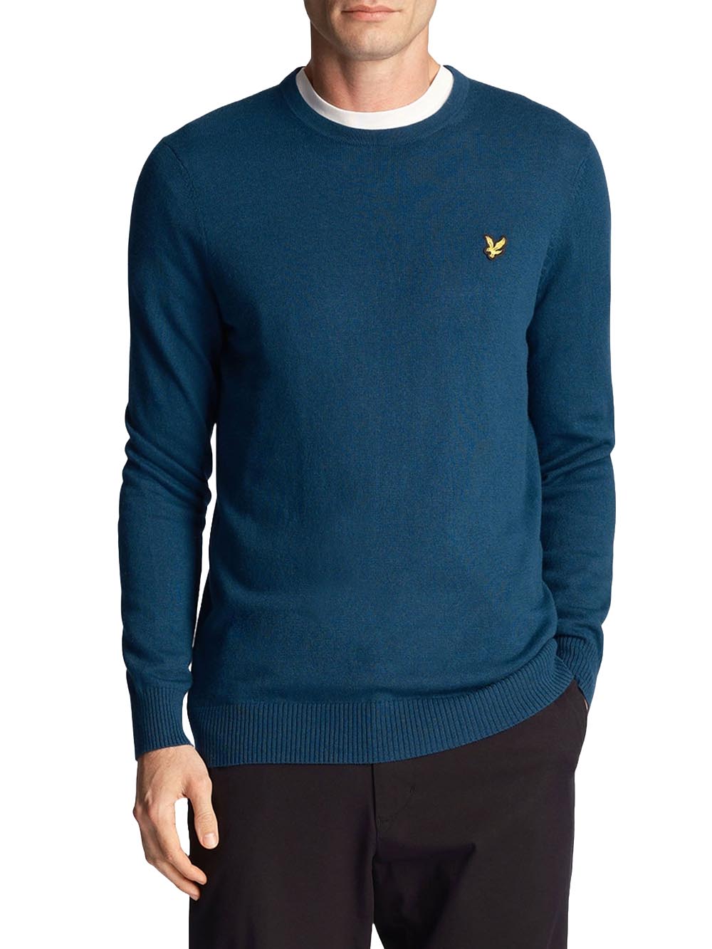 Lyle & Scott Pullover Uomo Kn2110vc Petrolio