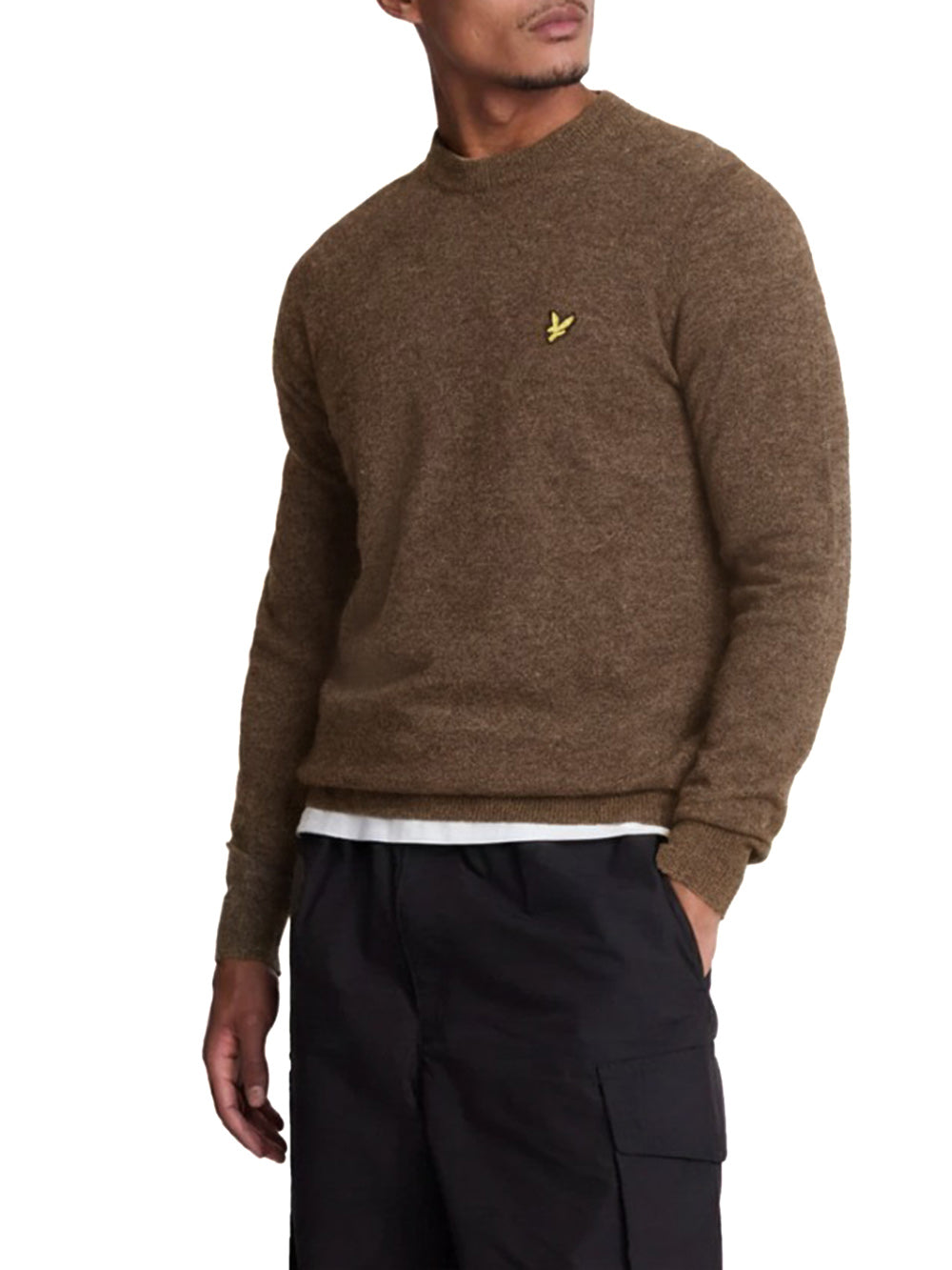 Lyle & Scott Pullover Uomo Kn2114vc Marrone