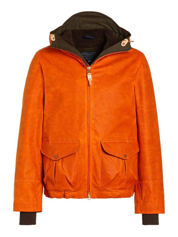 Manifattura ceccarelli Giubbino Uomo 7066-wx Arancio