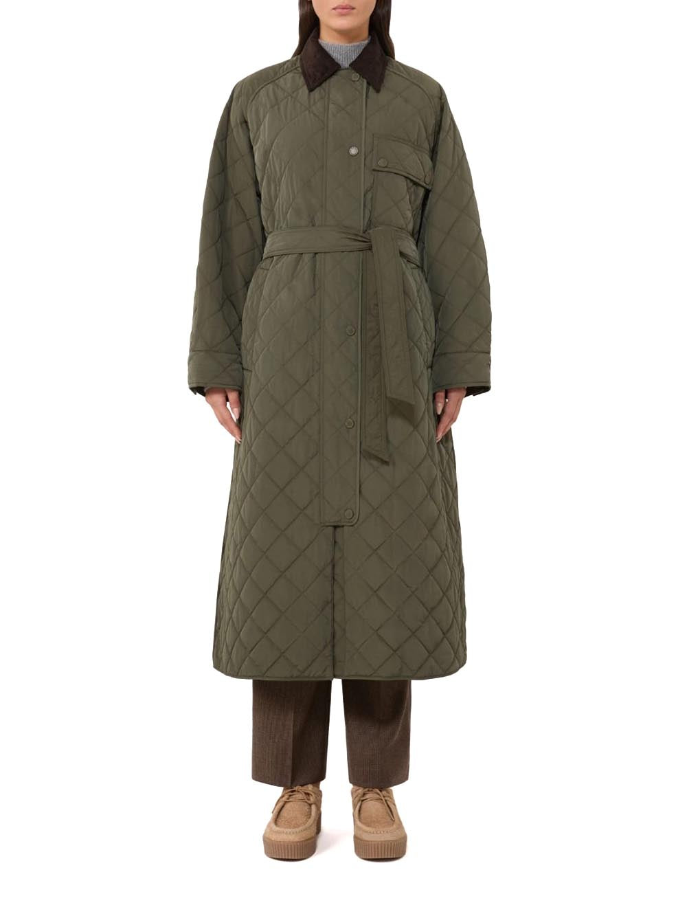 Max Mara Weekend Cappotto Donna 2525496095206 Verde