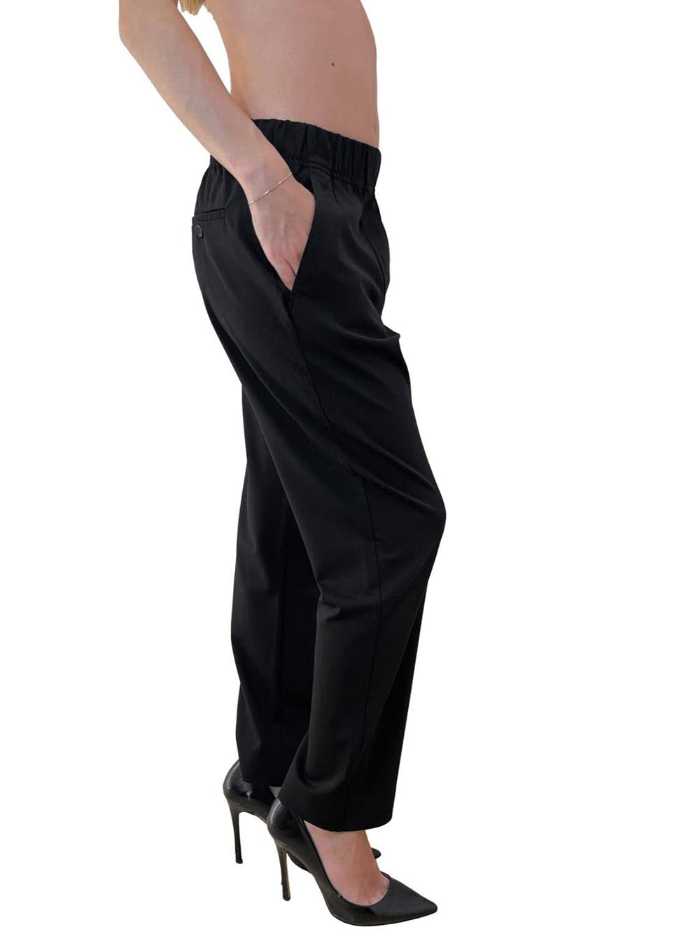 Max Mara Weekend Pantalone Donna 2525786051 Nero