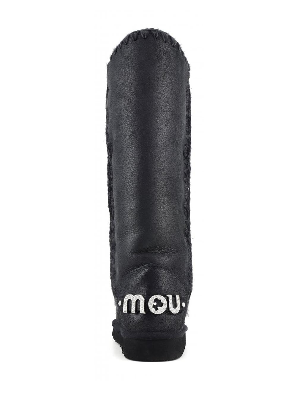 ESKIMO 40 RHINESTONES LOGO Mou Stivali Donna Mu.fw101052b Nero