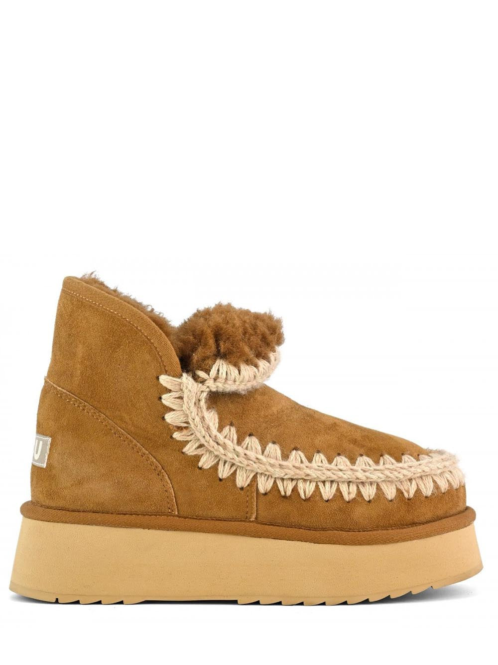Mini Eskimo Platform Boot Mou Stivaletti Boot Donna Mu.fw681000a Cognac