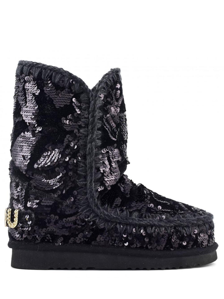 Eskimo 24 - big logo studs Mou Stivaletti Boot Donna Mu.fw101031k Nero