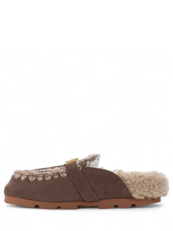 WINTER BIO SLIDE - LOGO Mou Ciabatta Donna Mu.fw431000a Marrone