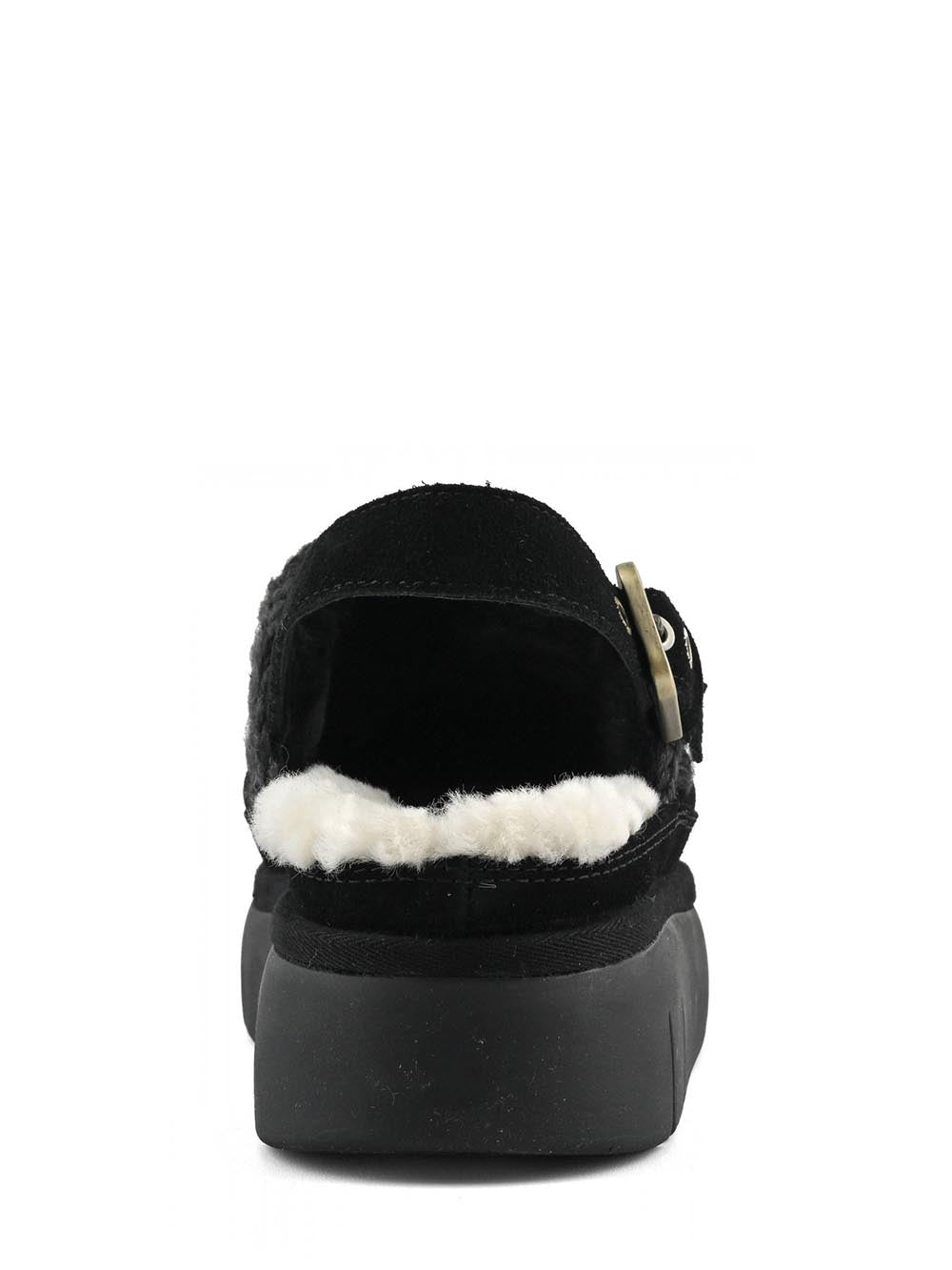 Bounce clog back strap - lette Mou Ciabatta Donna Mu.fw531026a Nero