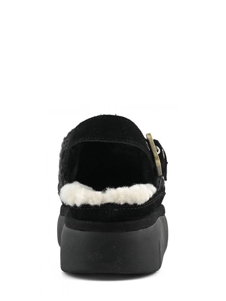 Bounce clog back strap - lette Mou Ciabatta Donna Mu.fw531026a Nero