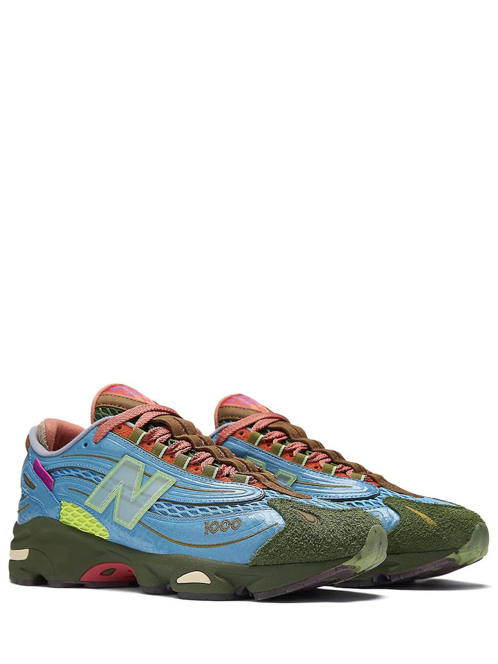 New Balance Sneaker Donna M1000 Azzurro/marrone