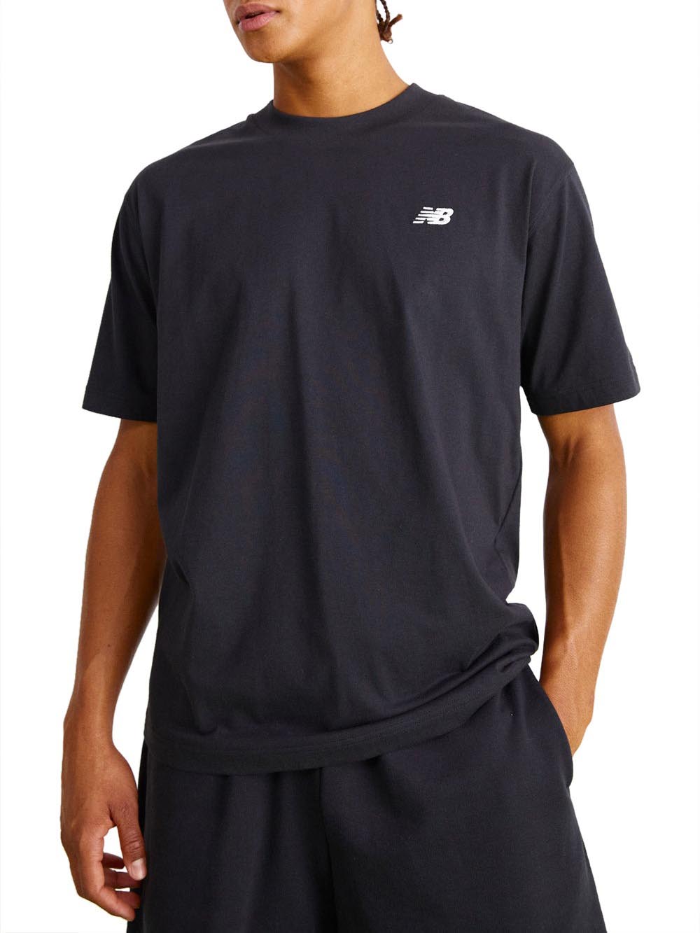 New Balance T-shirt Uomo Mt41509 Nero