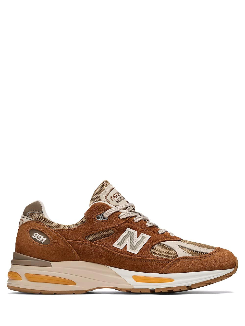 New Balance Sneaker Uomo U991 Marrone