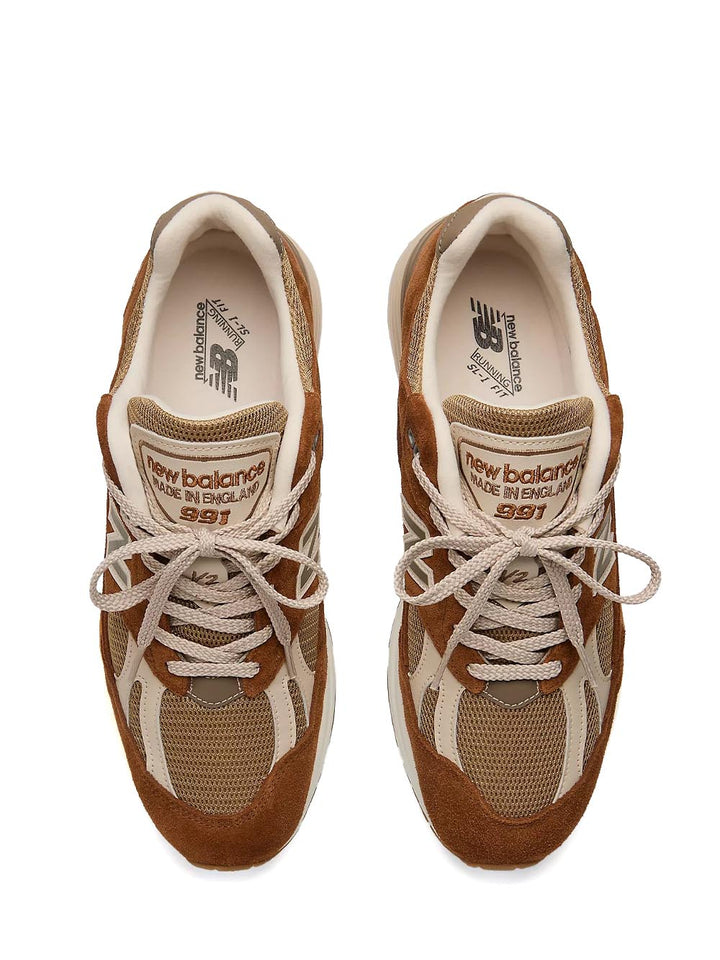 New Balance Sneaker Uomo U991 Marrone