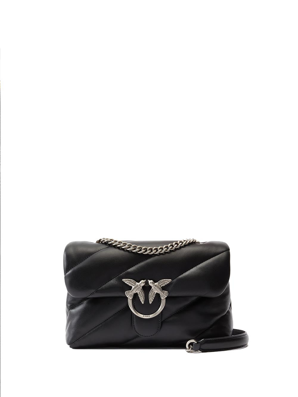 Pinko Borsa a Tracolla Donna 100038 A0f2 Nero silver