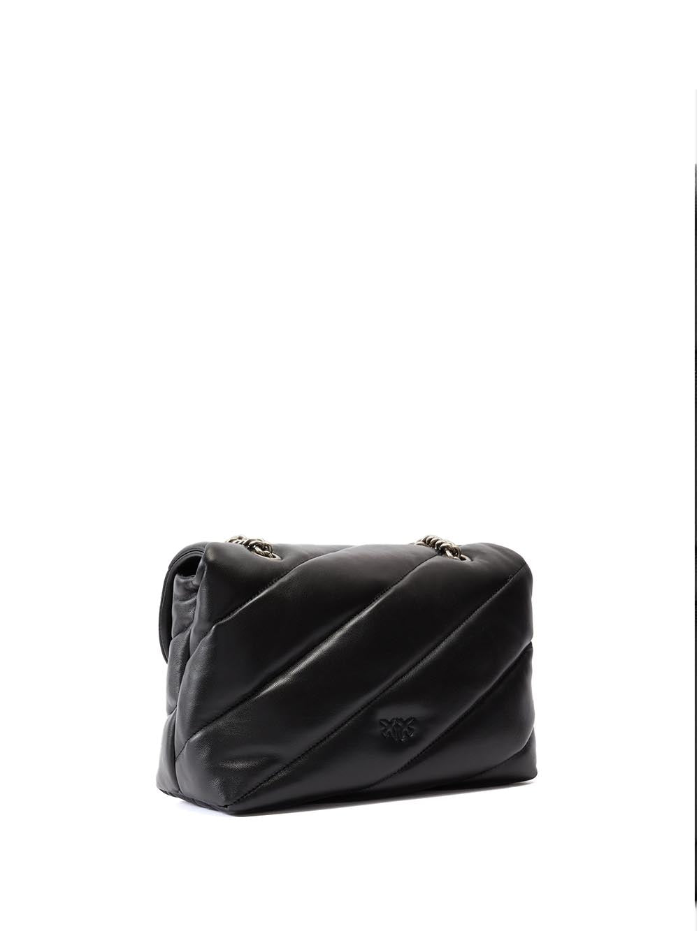 Pinko Borsa a Tracolla Donna 100038 A0f2 Nero silver