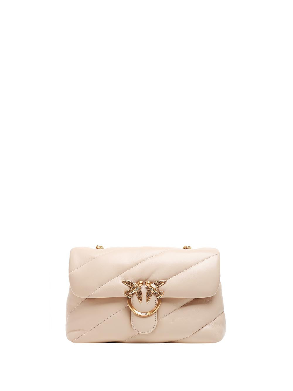 Pinko Tracolla Donna 100039 A0f2 Beige oro