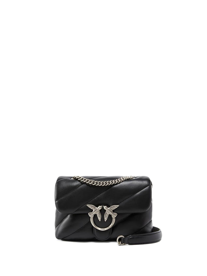 Pinko Tracolla Donna 100039 A0f2 Nero silver