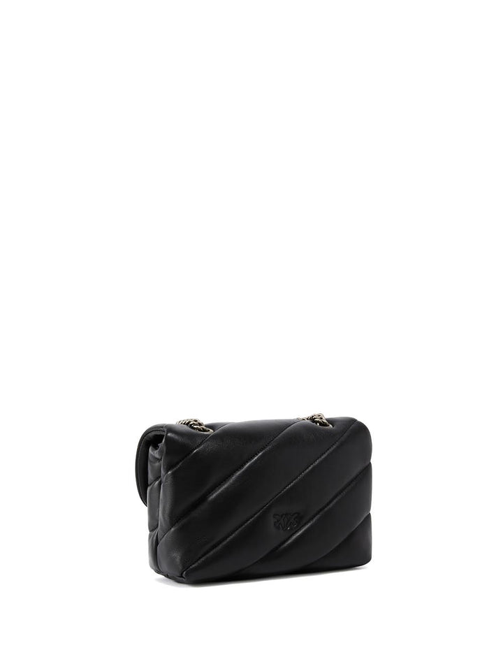 Pinko Tracolla Donna 100039 A0f2 Nero silver