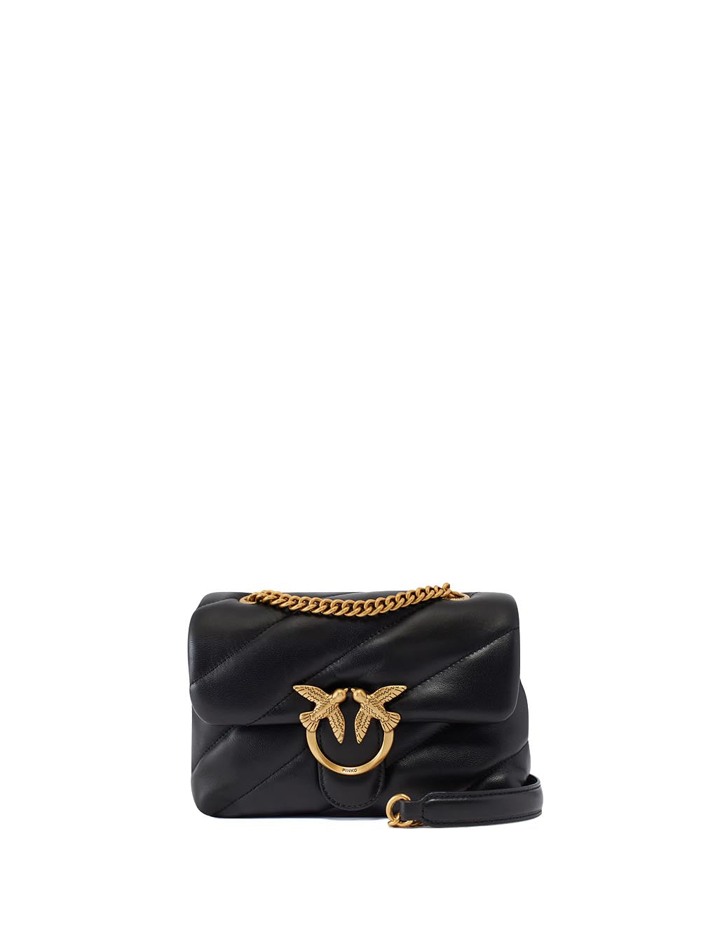 Pinko Tracolla Donna 100039 A0f2 Nero gold