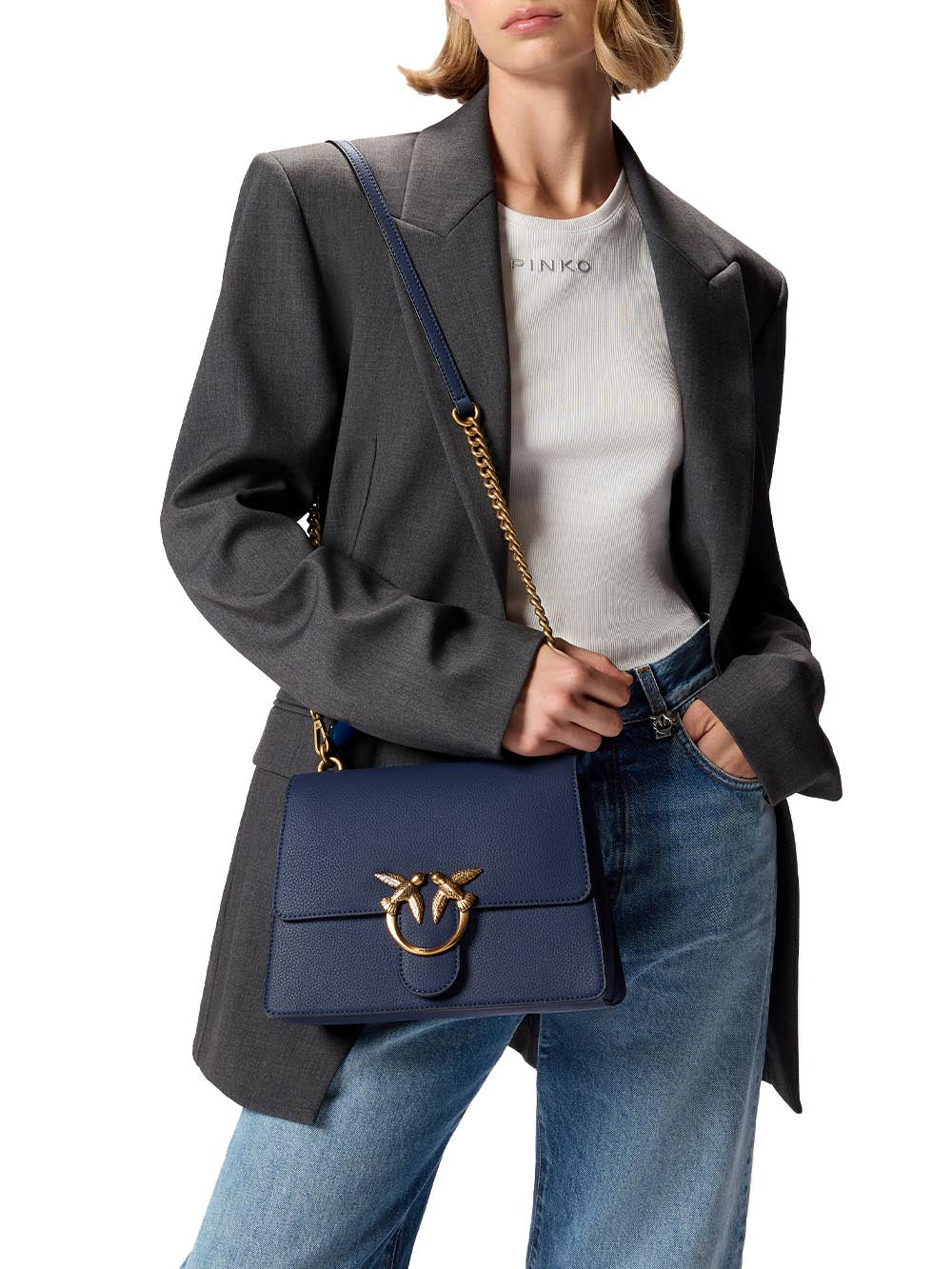 Pinko Borsa a Mano Donna 100066 A2jz Blu