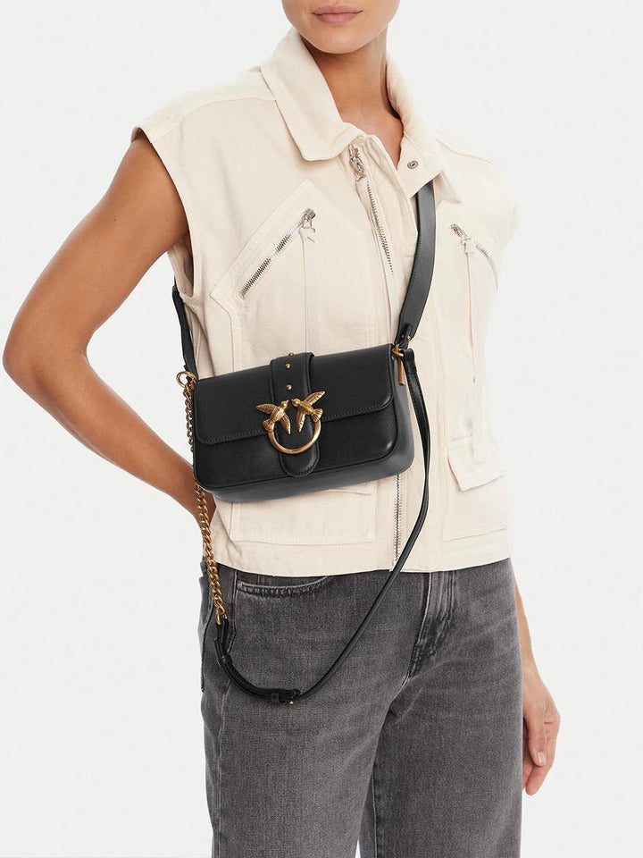 Pinko Tracolla Donna 104340 A0qo Nero oro