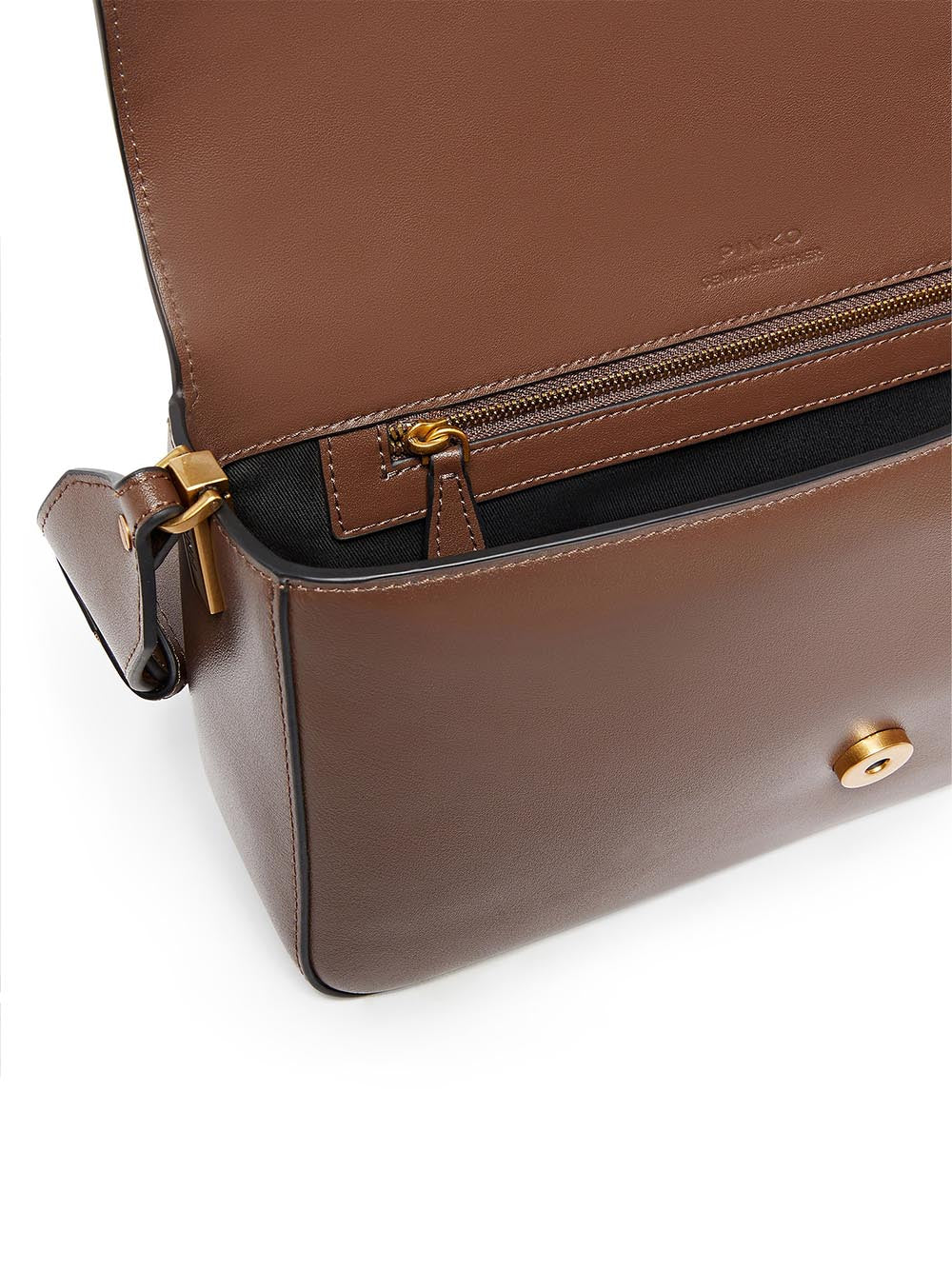 Pinko Borsa a Spalla Donna 104524 A0qo Marrone oro