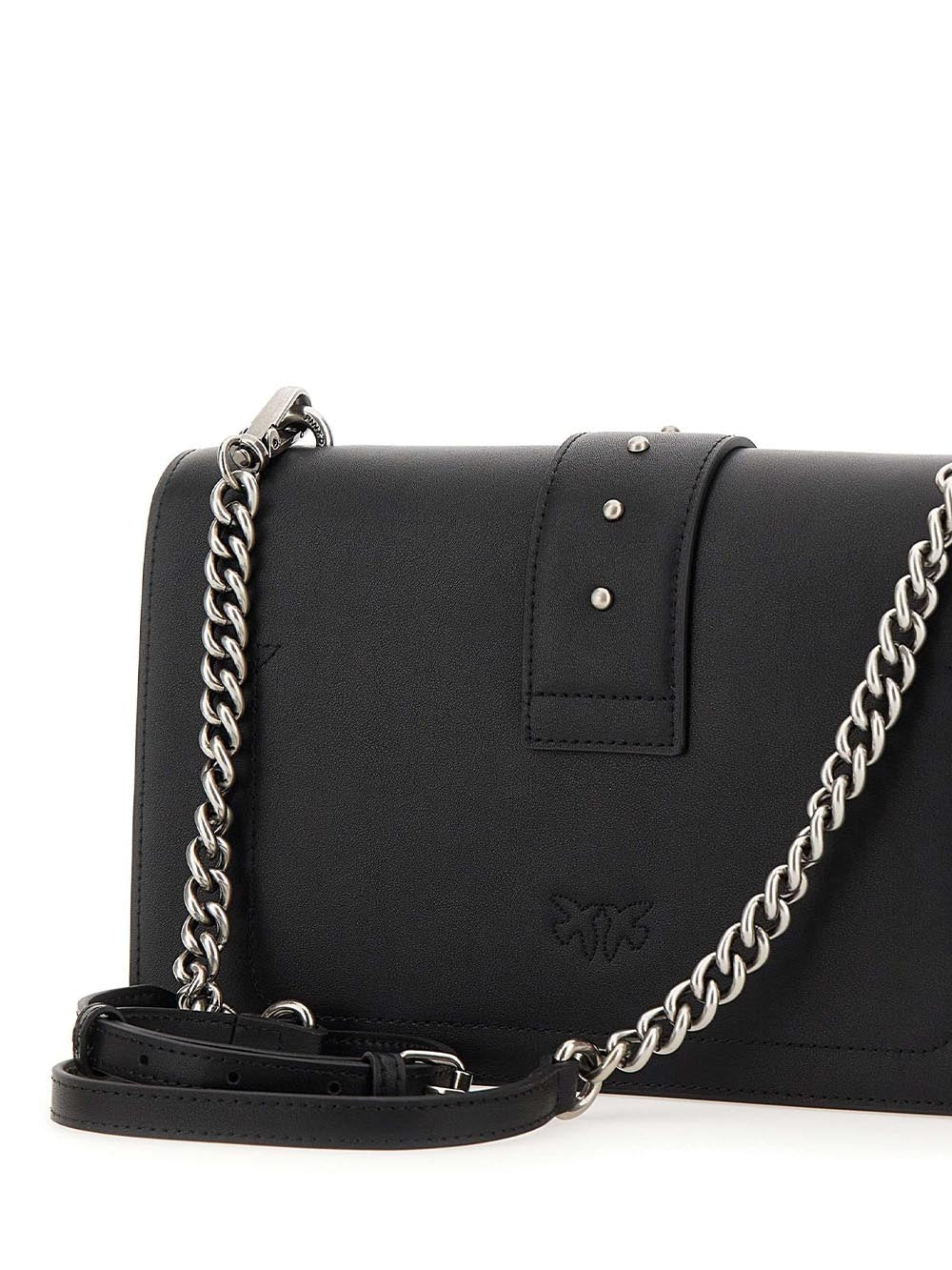Pinko Tracolla Donna 105857 A0f1 Nero silver
