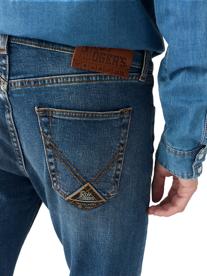 Roy Roger's Jeans Uomo 517 Man Rru075 Ch42 Medio