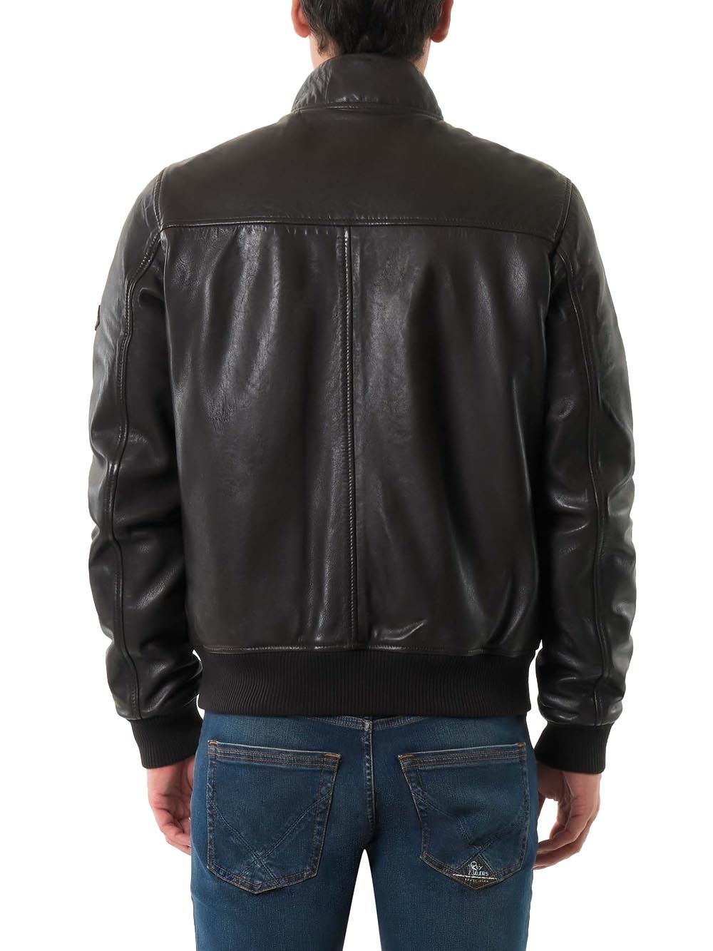 Roy Roger's Giubbino Uomo Barracuda Padded Man Rru800 Cb94 Marrone