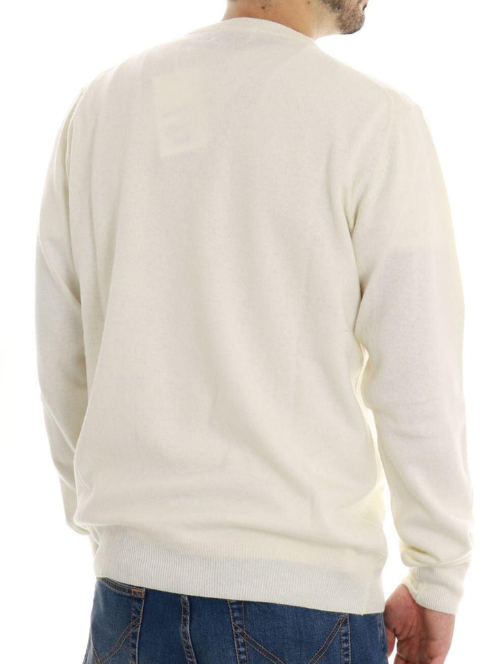 Roy Roger's Pullover Uomo Crew Neck Man Rru502 Cn05 Beige