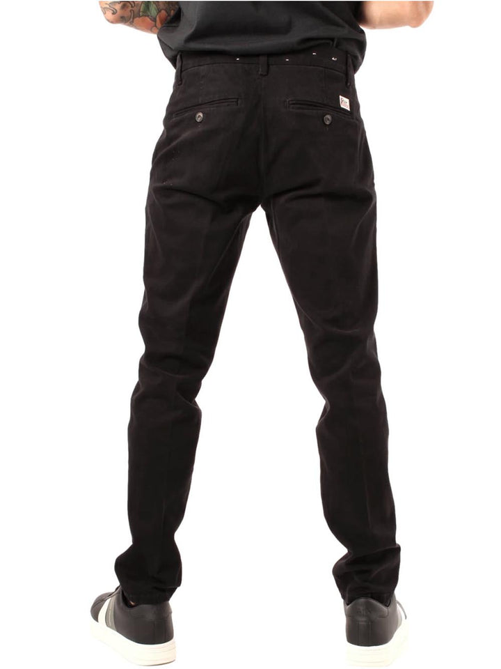 Roy Roger's Pantalone Uomo New Rolf Man Rru013 C870 Nero
