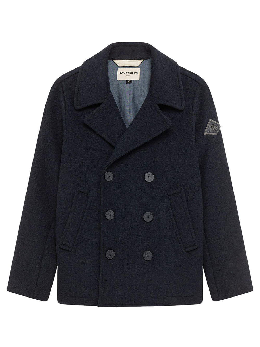 Roy Roger's Giacca Uomo Peacoat Man Rru90280 T706 Blu