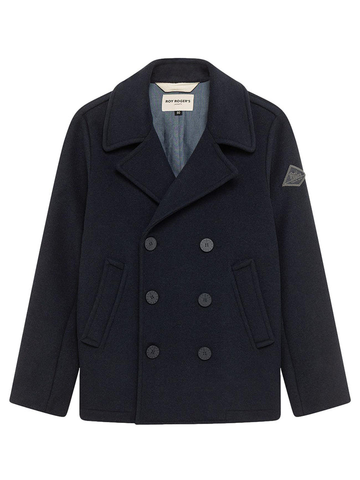 Roy Roger's Giacca Uomo Peacoat Man Rru90280 T706 Blu